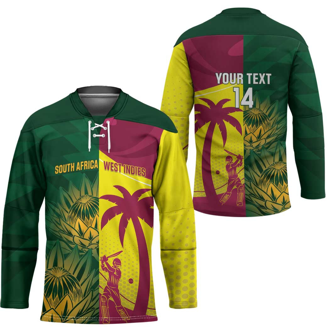 South Africa West Indies Cricket Custom Hockey Jersey Proteas Windies Together - Aussie Hoodie