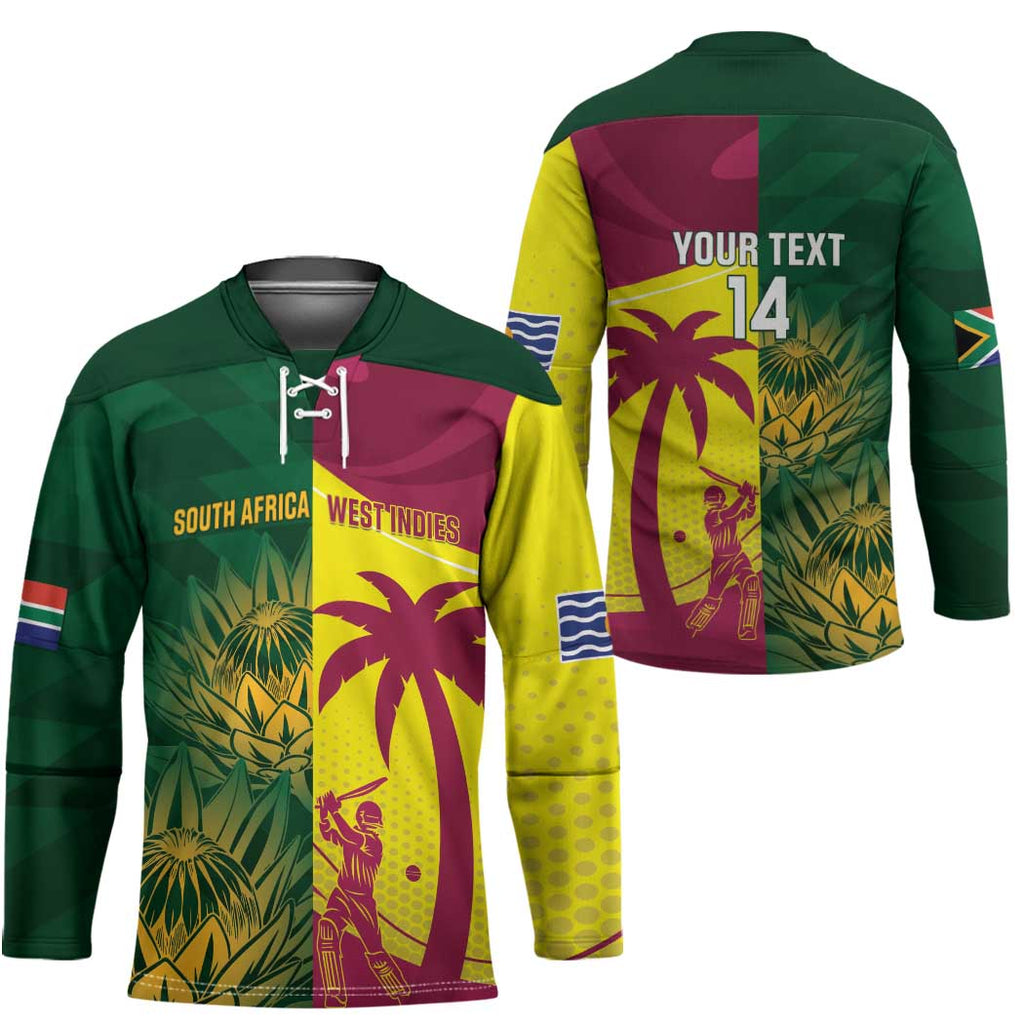 South Africa West Indies Cricket Custom Hockey Jersey Proteas Windies Together - Aussie Hoodie
