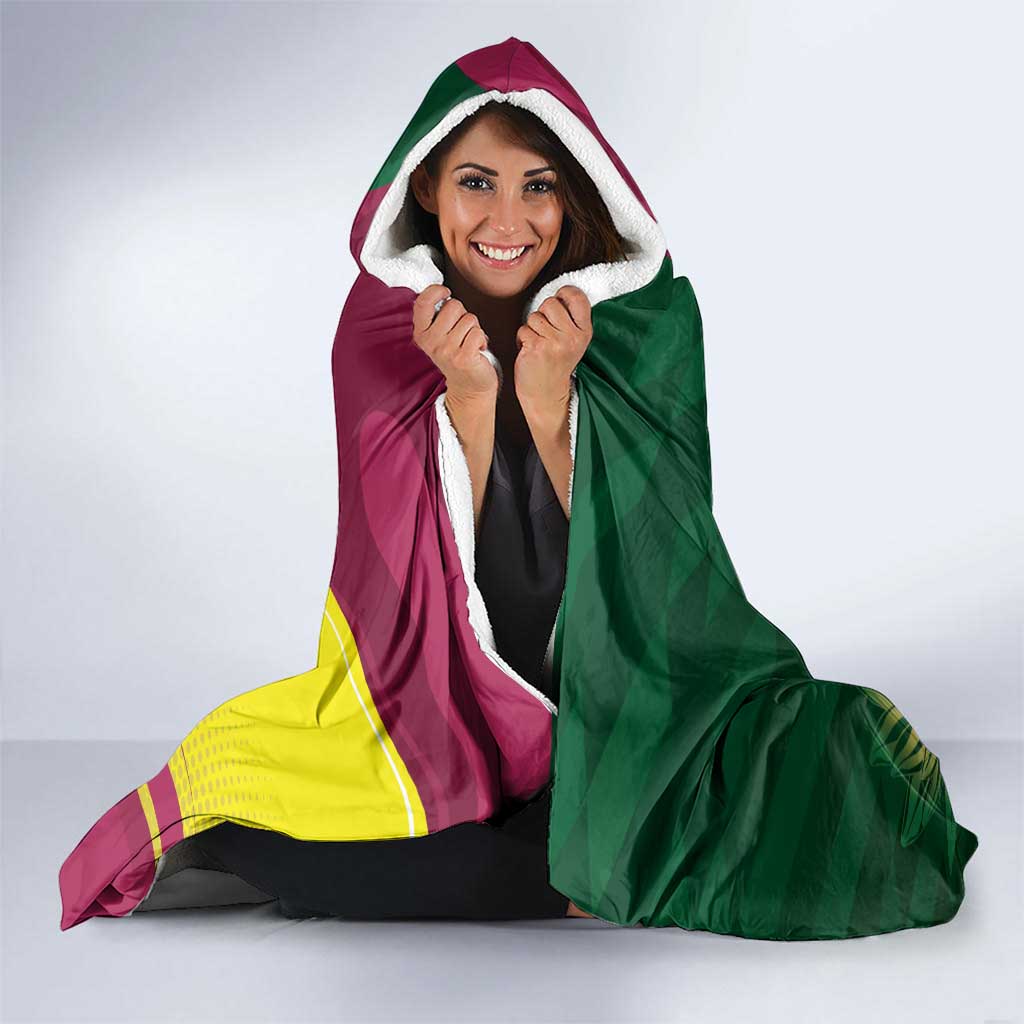 South Africa West Indies Cricket Custom Hooded Blanket Proteas Windies Together - Aussie Hoodie