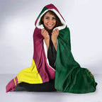South Africa West Indies Cricket Custom Hooded Blanket Proteas Windies Together - Aussie Hoodie