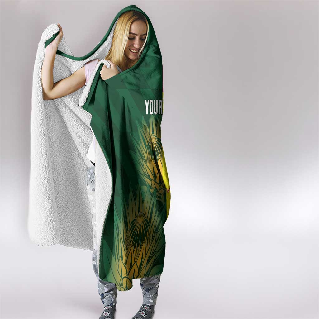 South Africa West Indies Cricket Custom Hooded Blanket Proteas Windies Together - Aussie Hoodie