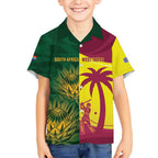 South Africa West Indies Cricket Custom Kid Hawaiian Shirt Proteas Windies Together - Aussie Hoodie