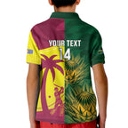 South Africa West Indies Cricket Custom Kid Polo Shirt Proteas Windies Together - Aussie Hoodie