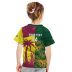 South Africa West Indies Cricket Custom Kid T Shirt Proteas Windies Together - Aussie Hoodie