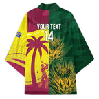 South Africa West Indies Cricket Custom Kimono Proteas Windies Together - Aussie Hoodie