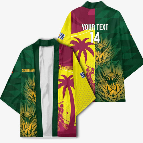 South Africa West Indies Cricket Custom Kimono Proteas Windies Together - Aussie Hoodie