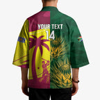 South Africa West Indies Cricket Custom Kimono Proteas Windies Together - Aussie Hoodie