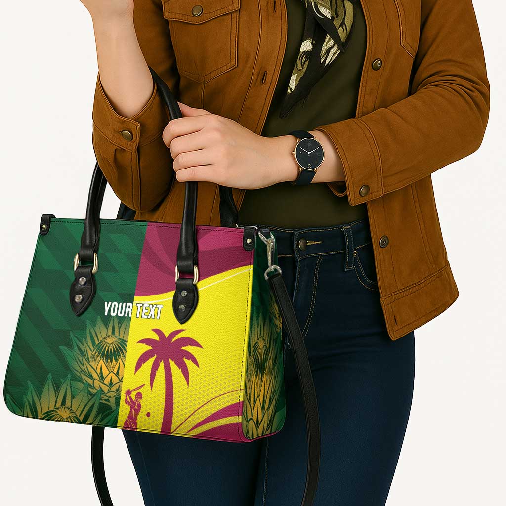 South Africa West Indies Cricket Custom Leather Bag Proteas Windies Together - Aussie Hoodie