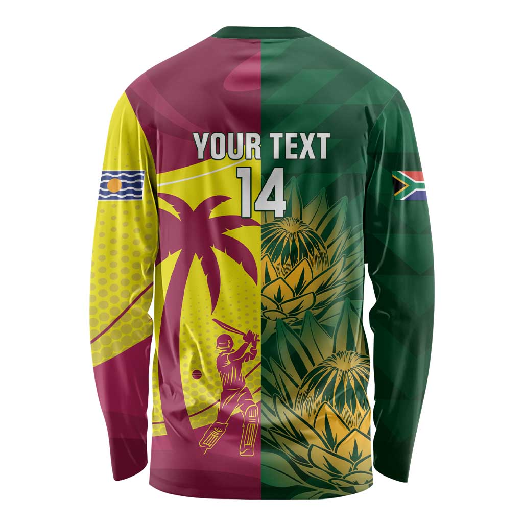 South Africa West Indies Cricket Custom Long Sleeve Shirt Proteas Windies Together - Aussie Hoodie