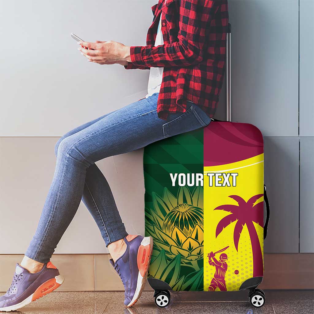 South Africa West Indies Cricket Custom Luggage Cover Proteas Windies Together - Aussie Hoodie