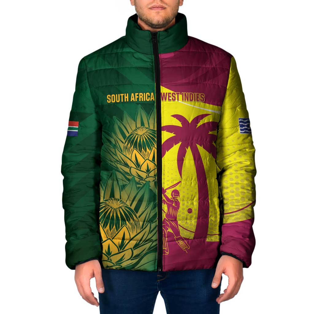 South Africa West Indies Cricket Custom Padded Jacket Proteas Windies Together - Aussie Hoodie