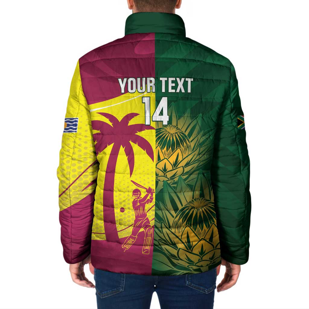 South Africa West Indies Cricket Custom Padded Jacket Proteas Windies Together - Aussie Hoodie