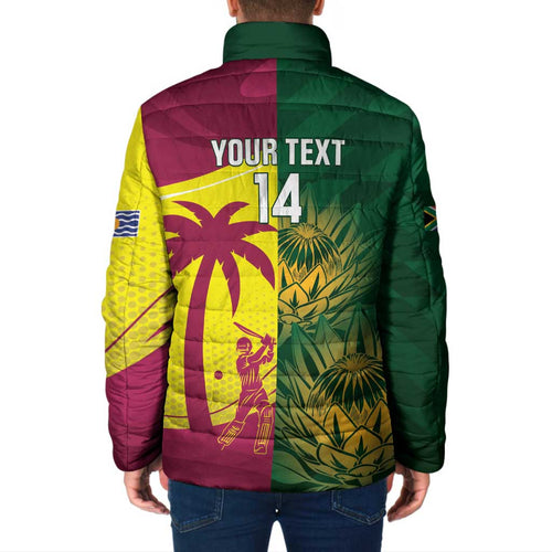 South Africa West Indies Cricket Custom Padded Jacket Proteas Windies Together - Aussie Hoodie