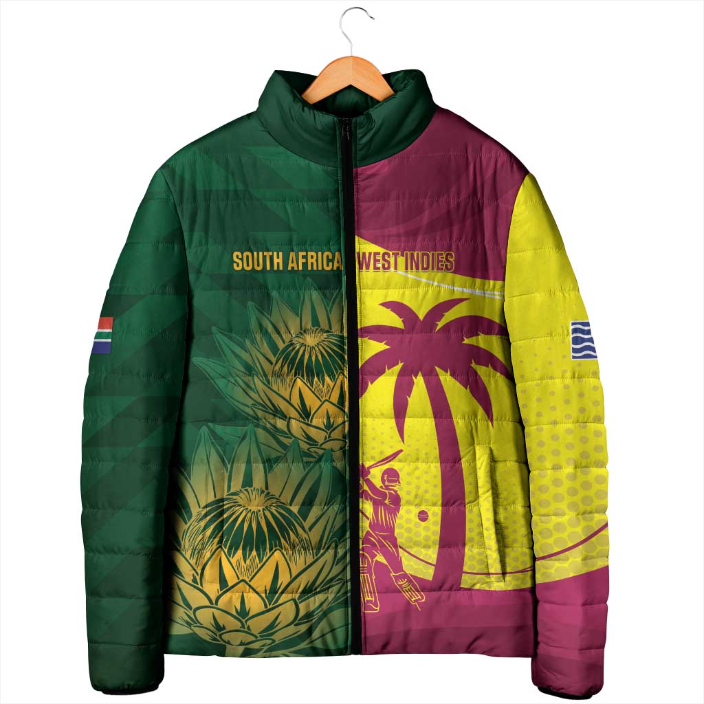 South Africa West Indies Cricket Custom Padded Jacket Proteas Windies Together - Aussie Hoodie