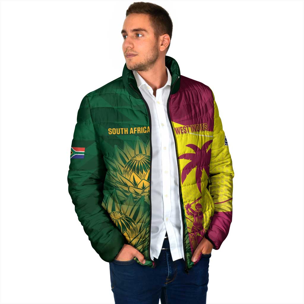 South Africa West Indies Cricket Custom Padded Jacket Proteas Windies Together - Aussie Hoodie