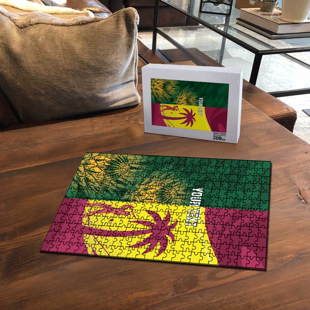 South Africa West Indies Cricket Custom Puzzle Proteas Windies Together - Aussie Hoodie