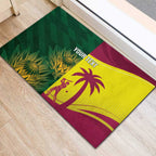 South Africa West Indies Cricket Custom Rubber Doormat Proteas Windies Together - Aussie Hoodie