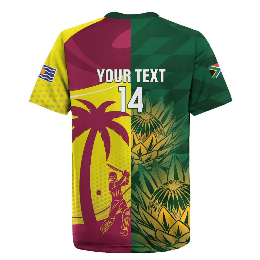 South Africa West Indies Cricket Custom Rugby Jersey Proteas Windies Together - Aussie Hoodie