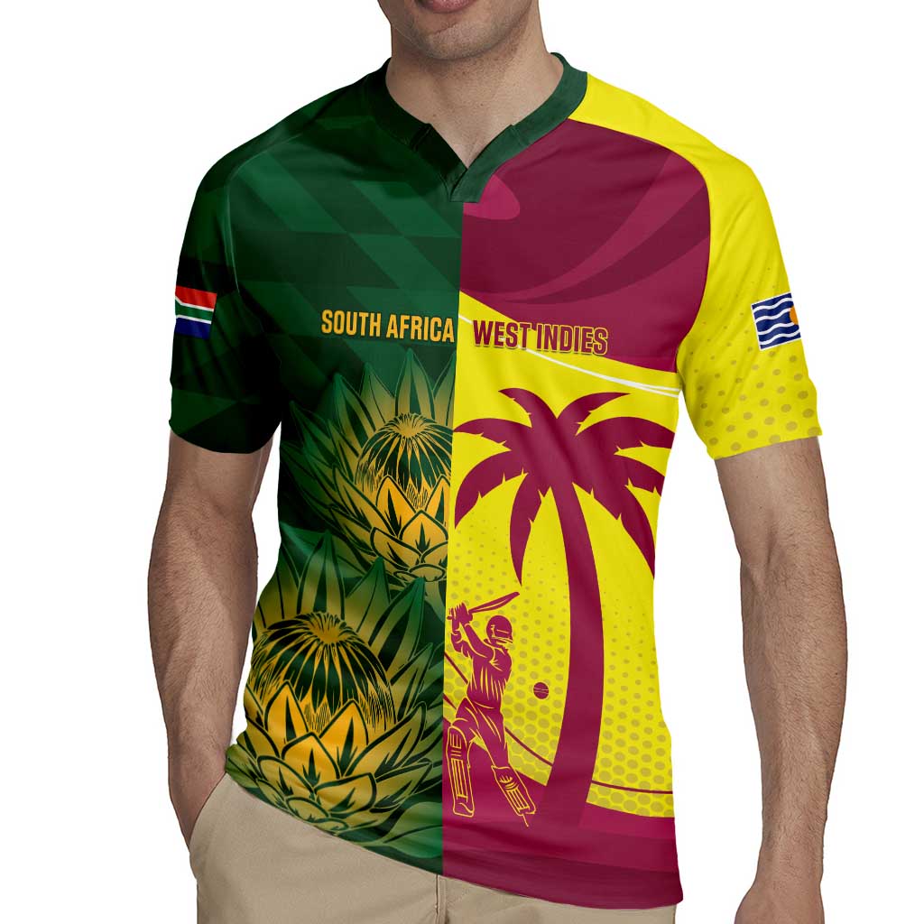 South Africa West Indies Cricket Custom Rugby Jersey Proteas Windies Together - Aussie Hoodie