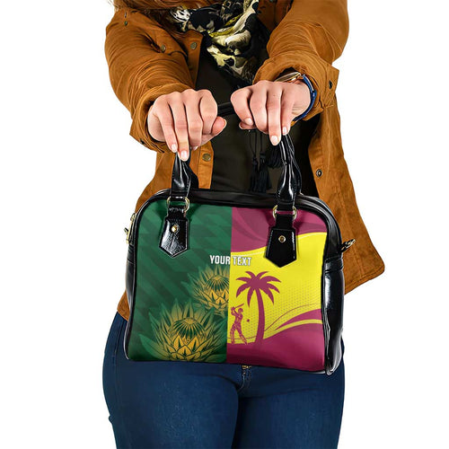 South Africa West Indies Cricket Custom Shoulder Handbag Proteas Windies Together - Aussie Hoodie