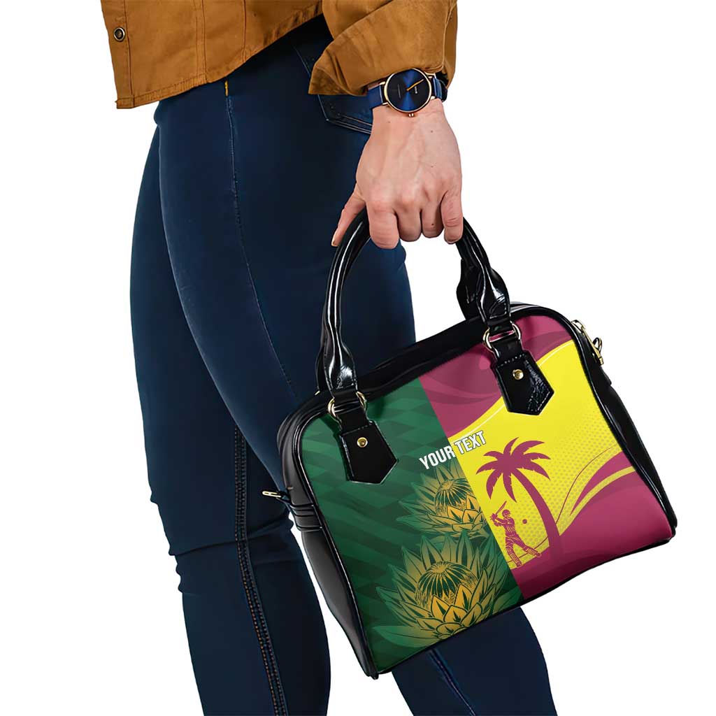 South Africa West Indies Cricket Custom Shoulder Handbag Proteas Windies Together - Aussie Hoodie