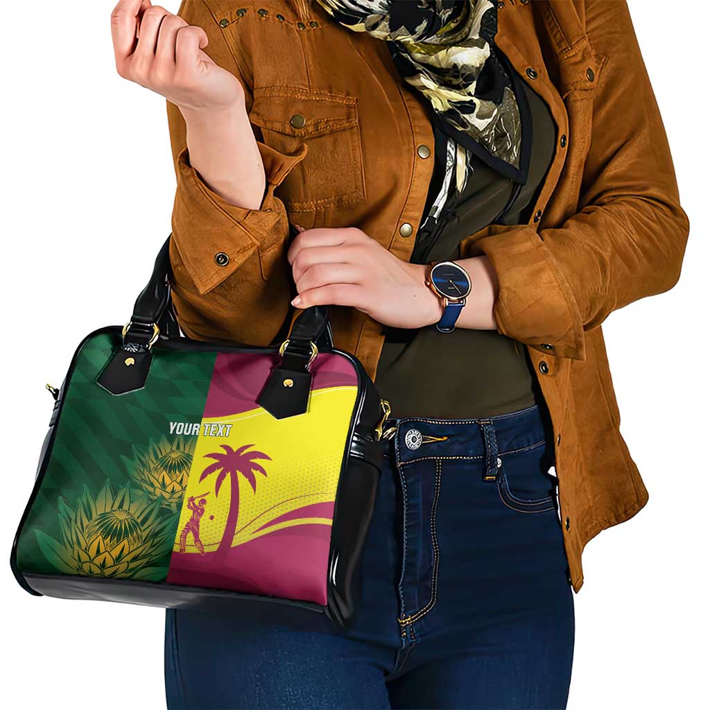 South Africa West Indies Cricket Custom Shoulder Handbag Proteas Windies Together - Aussie Hoodie