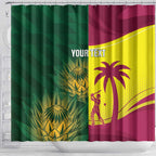 South Africa West Indies Cricket Custom Shower Curtain Proteas Windies Together - Aussie Hoodie