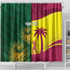 South Africa West Indies Cricket Custom Shower Curtain Proteas Windies Together - Aussie Hoodie