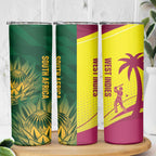 South Africa West Indies Cricket Skinny Tumbler Proteas Windies Together - Aussie Hoodie