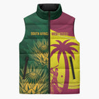 South Africa West Indies Cricket Custom Sleeveless Puffer Jacket Proteas Windies Together - Aussie Hoodie