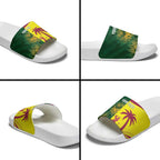 South Africa West Indies Cricket Custom Slide Sandals Proteas Windies Together - Aussie Hoodie