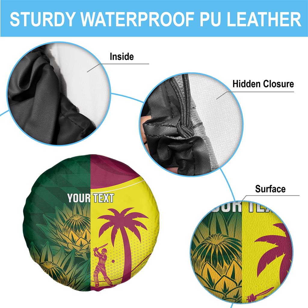 South Africa West Indies Cricket Custom Spare Tire Cover Proteas Windies Together - Aussie Hoodie