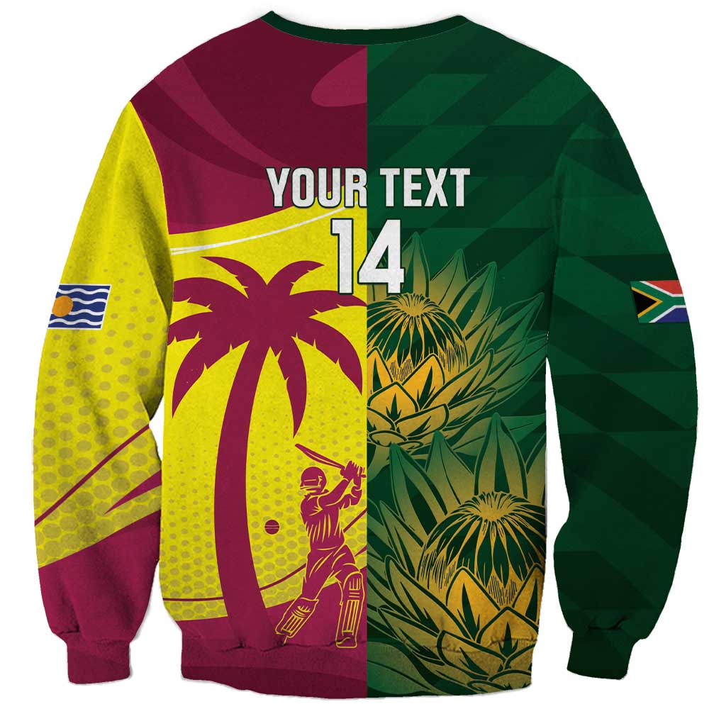 South Africa West Indies Cricket Custom Sweatshirt Proteas Windies Together - Aussie Hoodie