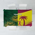 South Africa West Indies Cricket Custom Tablecloth Proteas Windies Together - Aussie Hoodie