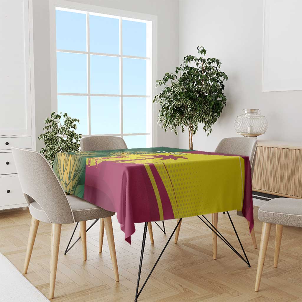 South Africa West Indies Cricket Custom Tablecloth Proteas Windies Together - Aussie Hoodie