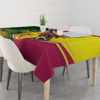 South Africa West Indies Cricket Custom Tablecloth Proteas Windies Together - Aussie Hoodie
