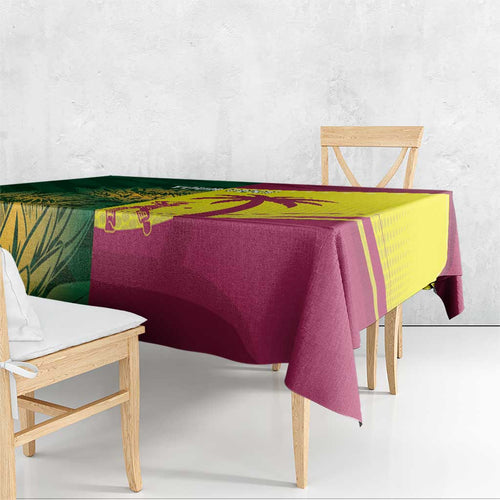 South Africa West Indies Cricket Custom Tablecloth Proteas Windies Together - Aussie Hoodie