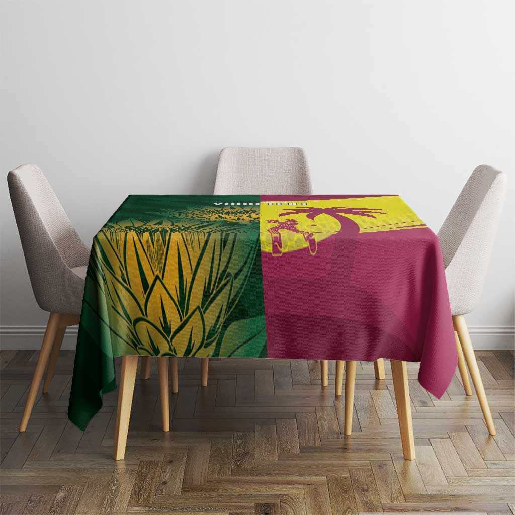South Africa West Indies Cricket Custom Tablecloth Proteas Windies Together - Aussie Hoodie