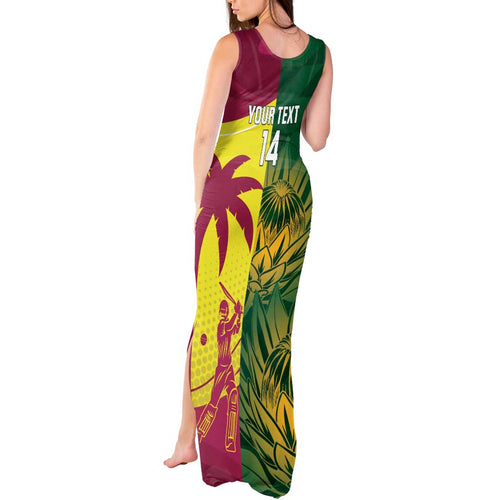 South Africa West Indies Cricket Custom Tank Maxi Dress Proteas Windies Together - Aussie Hoodie