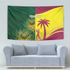 South Africa West Indies Cricket Custom Tapestry Proteas Windies Together - Aussie Hoodie