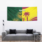South Africa West Indies Cricket Custom Tapestry Proteas Windies Together - Aussie Hoodie