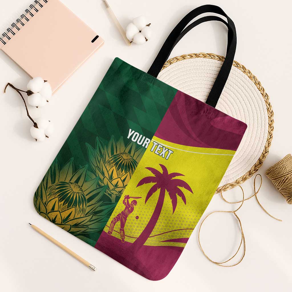 South Africa West Indies Cricket Custom Tote Bag Proteas Windies Together - Aussie Hoodie