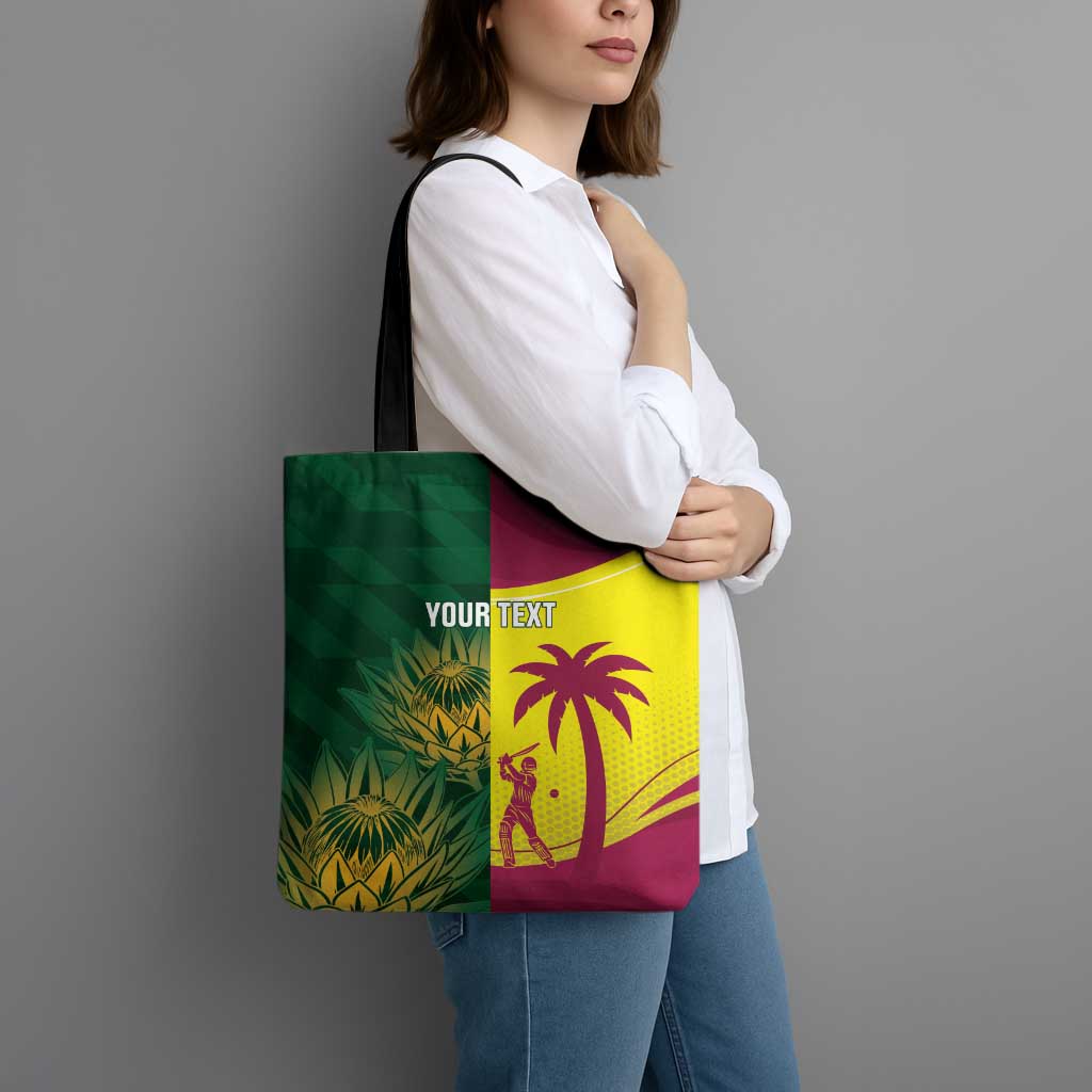 South Africa West Indies Cricket Custom Tote Bag Proteas Windies Together - Aussie Hoodie