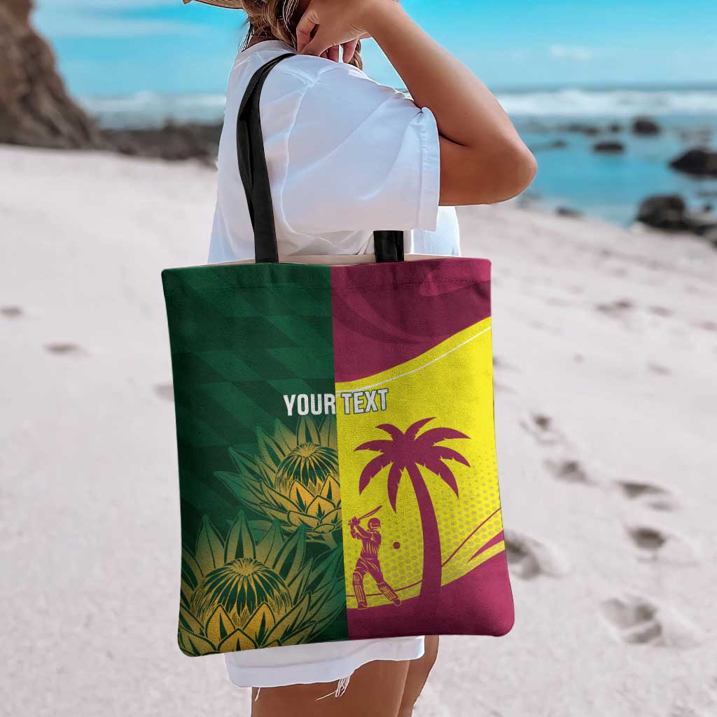 South Africa West Indies Cricket Custom Tote Bag Proteas Windies Together - Aussie Hoodie
