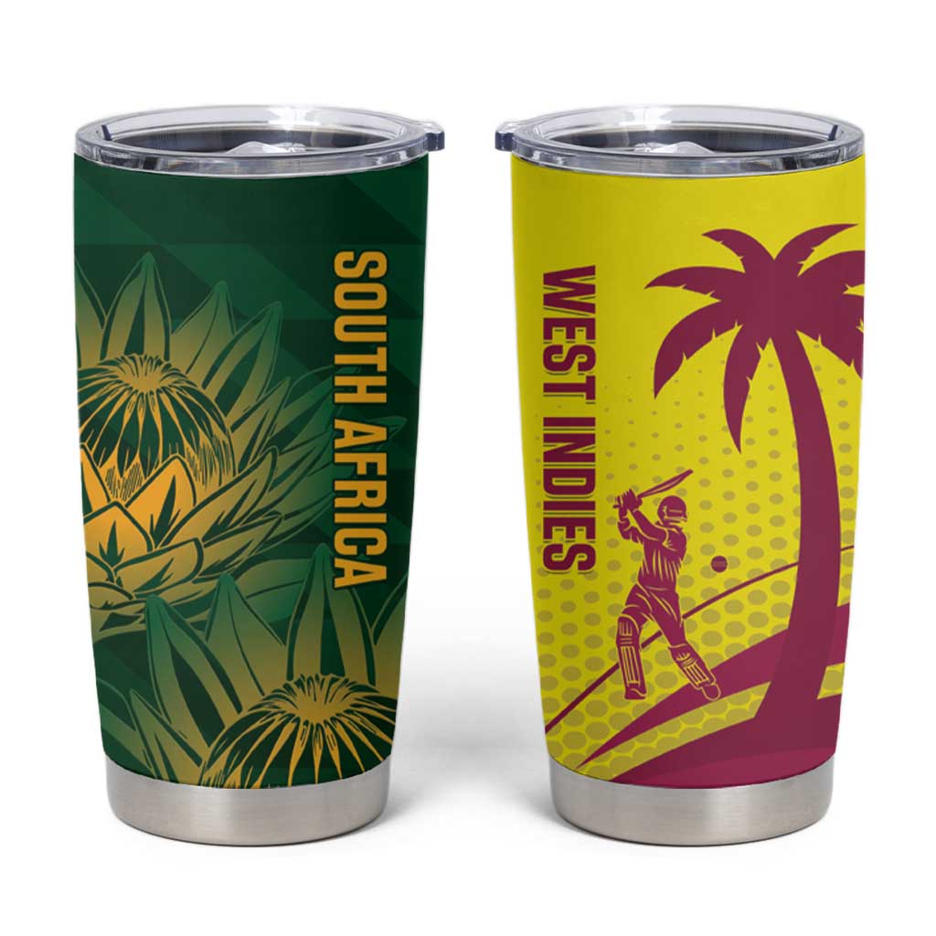 South Africa West Indies Cricket Tumbler Cup Proteas Windies Together - Aussie Hoodie