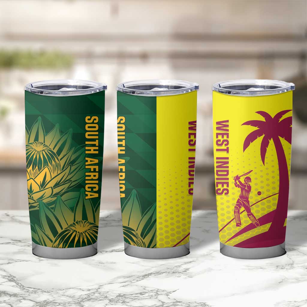 South Africa West Indies Cricket Tumbler Cup Proteas Windies Together - Aussie Hoodie