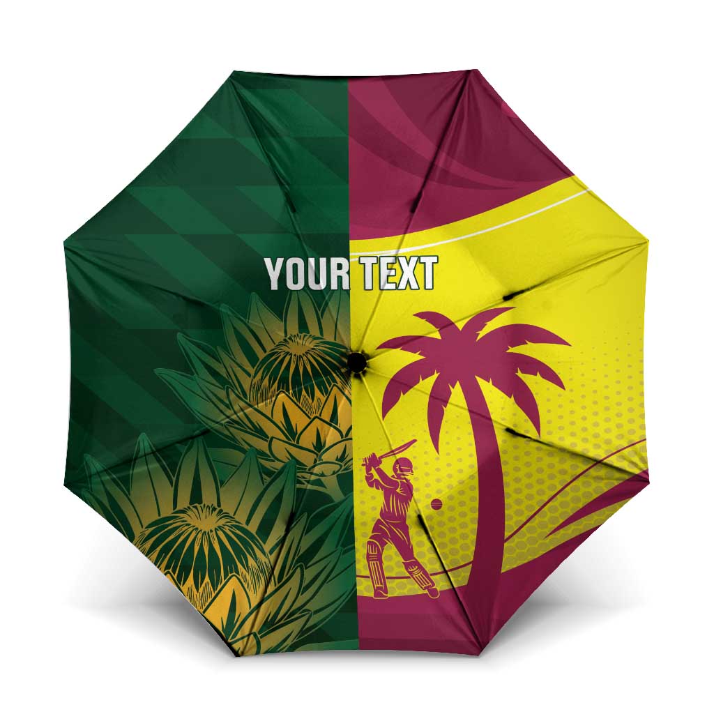 South Africa West Indies Cricket Custom Umbrella Proteas Windies Together - Aussie Hoodie