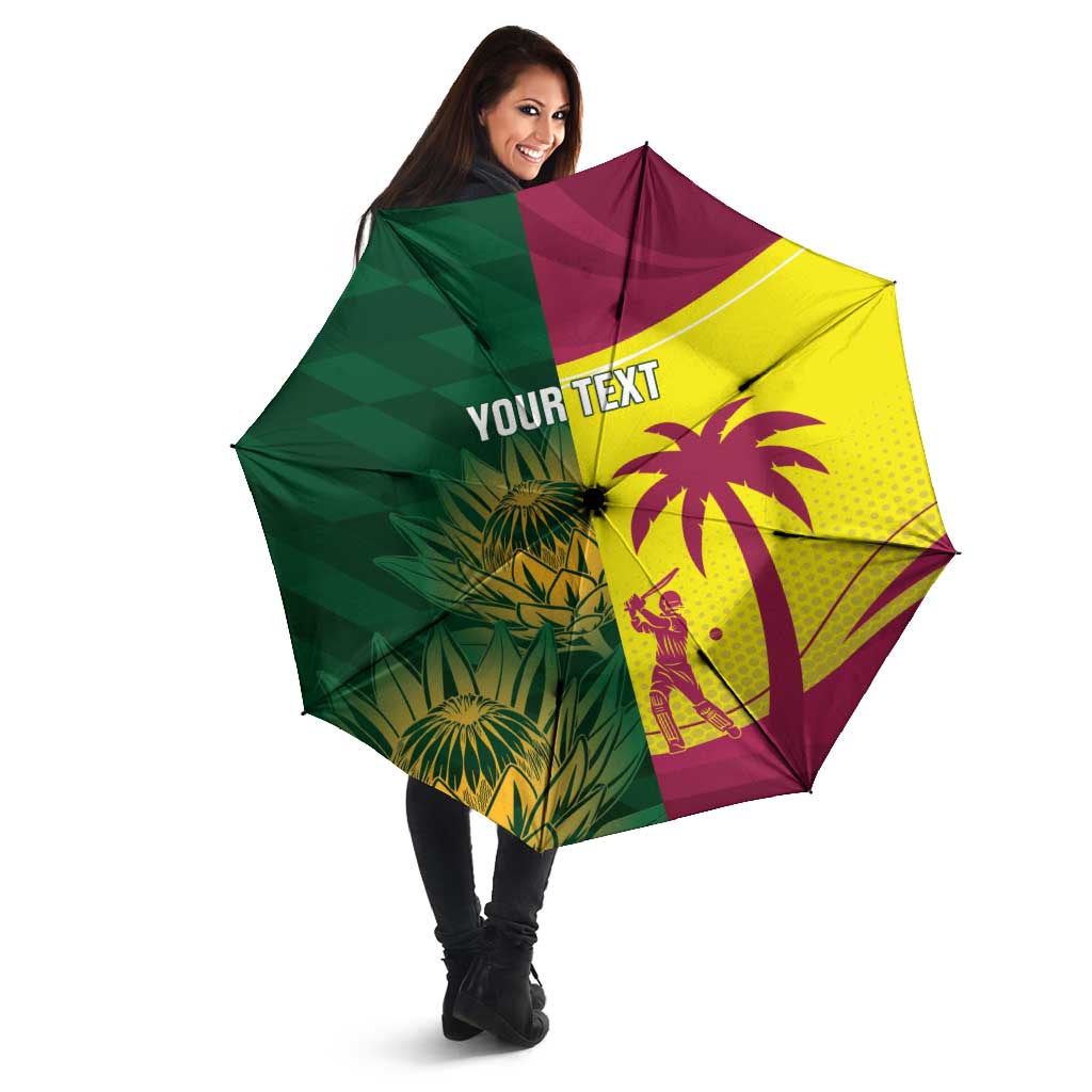 South Africa West Indies Cricket Custom Umbrella Proteas Windies Together - Aussie Hoodie