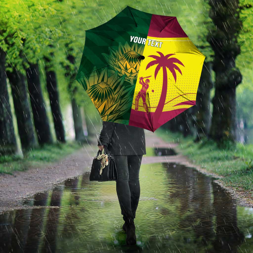 South Africa West Indies Cricket Custom Umbrella Proteas Windies Together - Aussie Hoodie