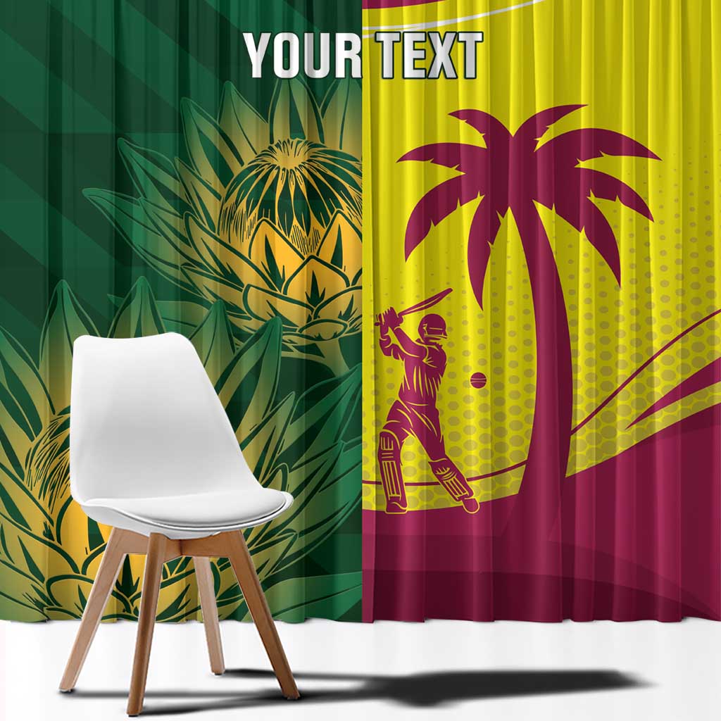 South Africa West Indies Cricket Custom Window Curtain Proteas Windies Together - Aussie Hoodie
